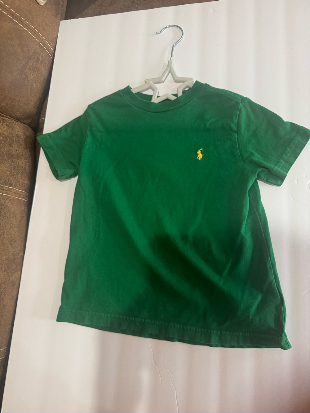 Polo by Ralph Lauren Green Tee with Yellow Pony